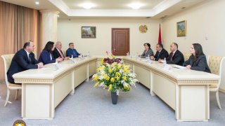 Председатель Следственного комитета РА Артур Погосян принял Чрезвычайного и полномочного посла Грузии в Армении